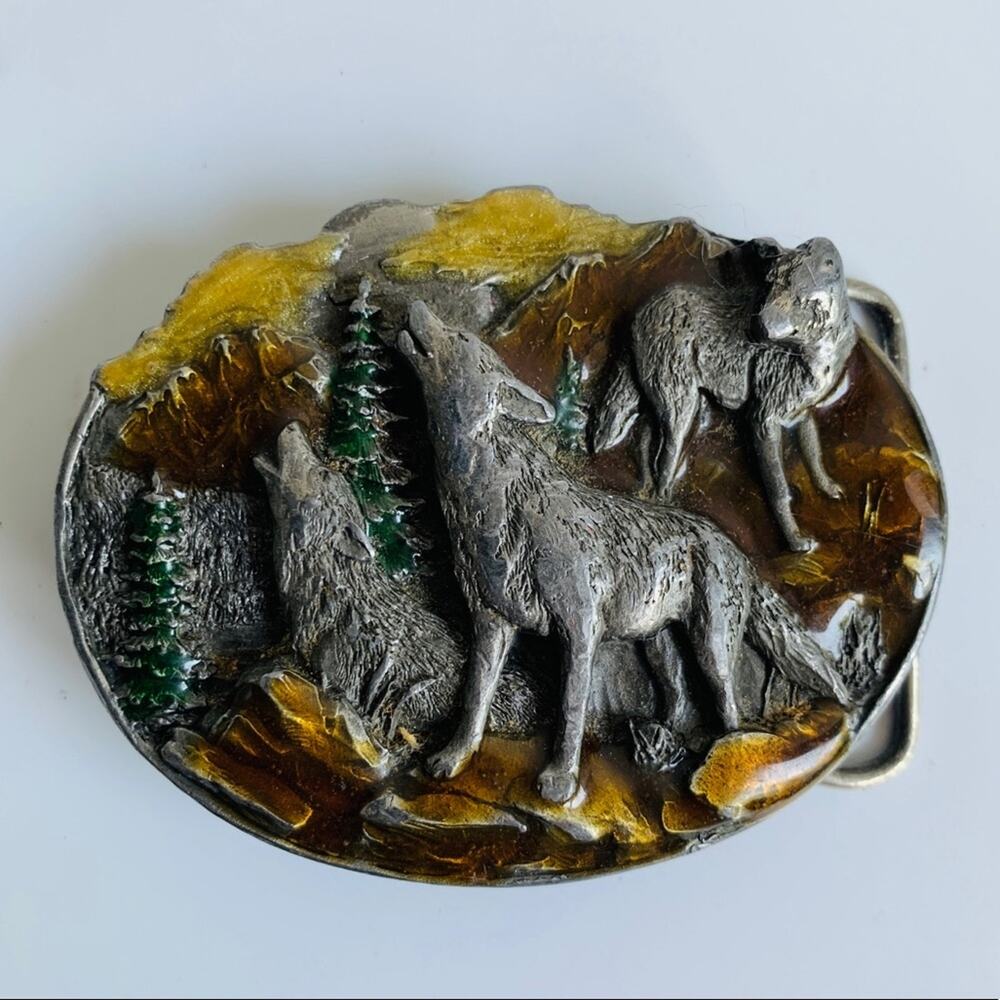 1981 Siskiyou Bergamot Brass Works Belt Buckle